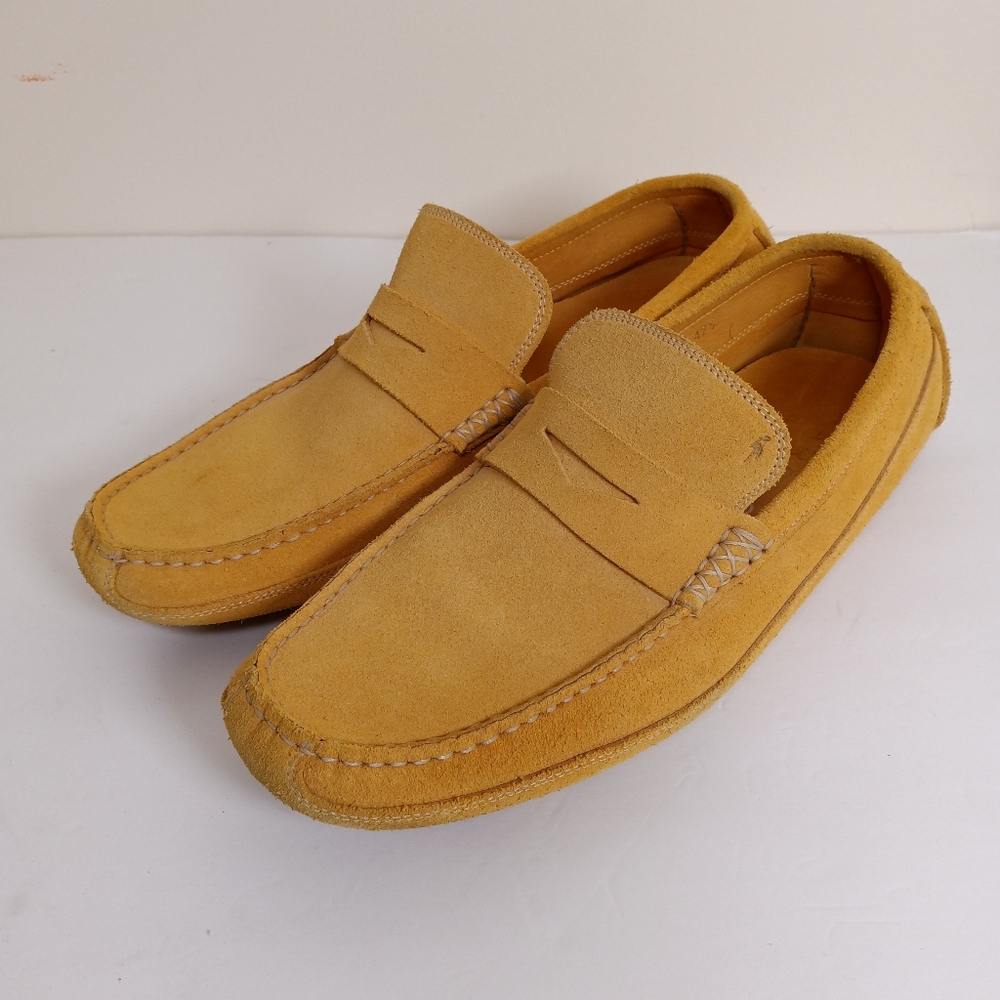 Harry's of London Yellow Suede Driving Moccasin/Penny Loafer